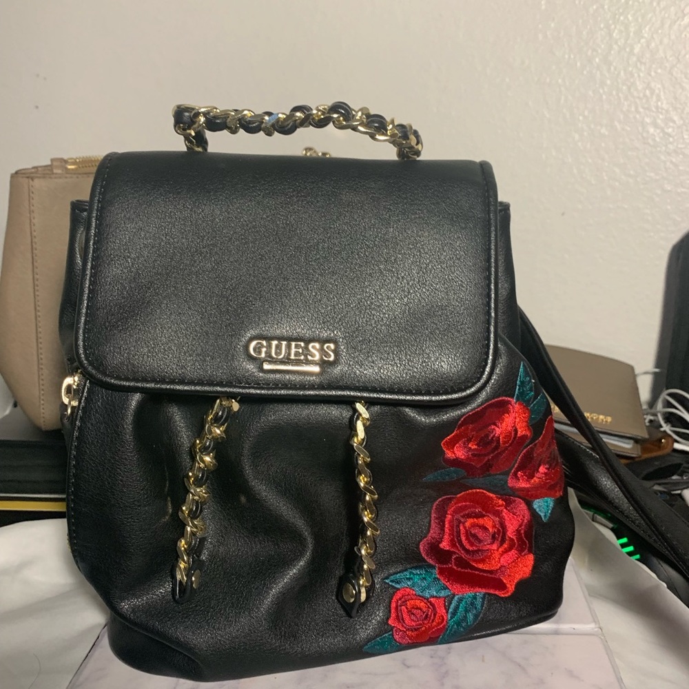 Guess floral backpack